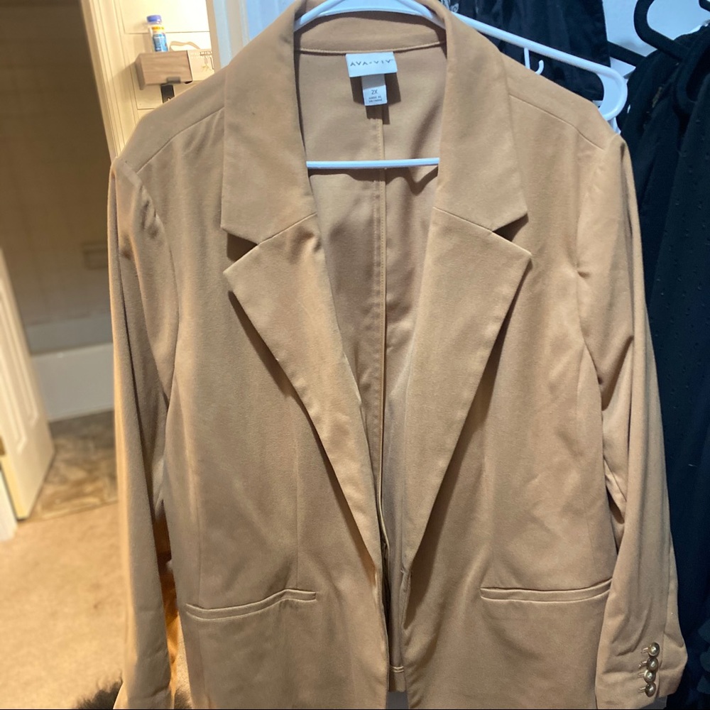 Tan blazer
